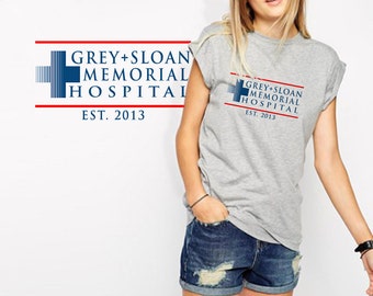 Grey Sloan Memorial Hospital shirt Greys anatomy T-Shirt unisex s - xxl
