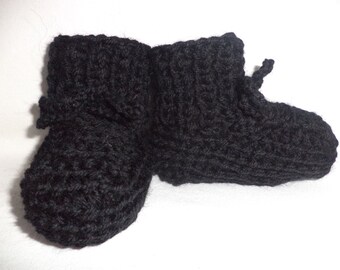 Baby shoes knit socks wool