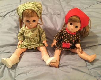 Poor Pitiful Pearl Original Dolls from 1960 2-sold together.