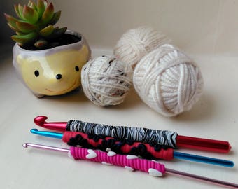PDF TUTORIAL DIY crochet hook handles
