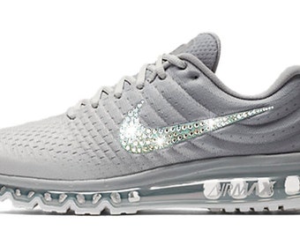 Swarovski Nike Shoes Women's Nike Air Max 2017 Crystal Rhinestones Bling Running Tennis Shoes Authentic New in Box