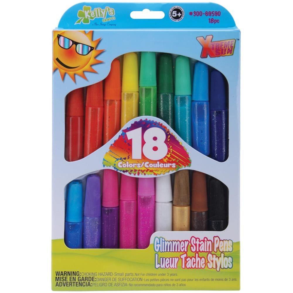 Suncatcher Glimmer Stain Pens 18/Pkg-FREE SHIPPING from craftitinc on ...