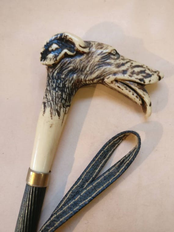 Vintage Dog Head Shoe Horn