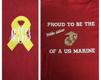 sister of a marine shirt