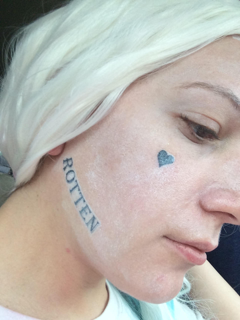 Harley quinn rotten face tattoo - Hot Nude Pokemon moon trainer cosplay