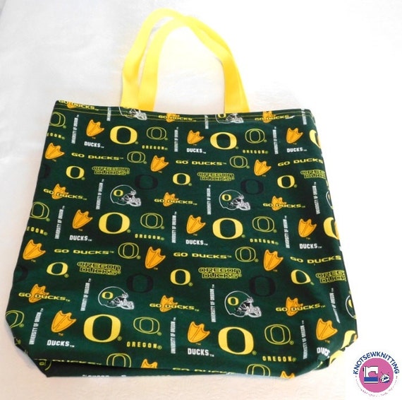 Green Oregon Ducks Shopping Bag / Tote