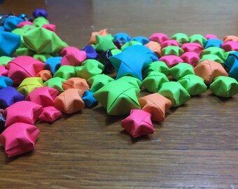 Origami Star Decorations - 25 Pack