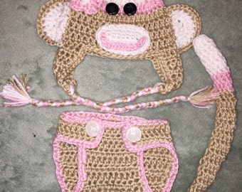 Sock Monkey Photo Prop