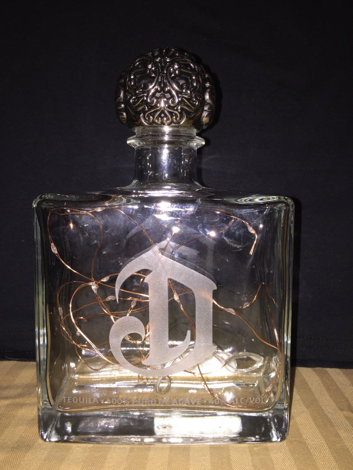 DeLeon Tequila lighted liquor bottle