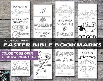 EASTER 4 Bible Journaling Printable Templates Illustrated