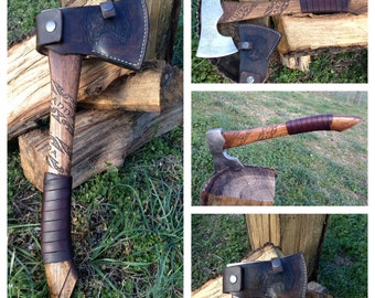 Custom Bearded Viking Axe camp / hunting / backpacking