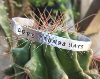 Love trumps hate hillary clinton donald trump nasty woman deplorable peace lovve no ban no wall