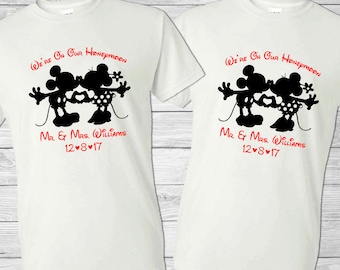 Disney Honeymoon Vacation Shirt - Personalized