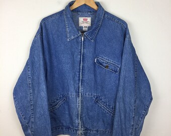 RARE 90s Levis Denim Jacket Size XL, Vintage Levi's Jacket