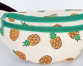 Fanny Pack pineapple, hip bag,bum bag,waist bag,belt bag,hip pouch,bags & purses festival bag, concerts bag, festival bag , camping bag