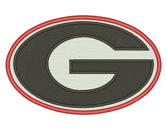 9 Size Georgia Bulldogs Embroidery Design College Football Embroidery Designs Instant Download Machine Embroidery Designs PES