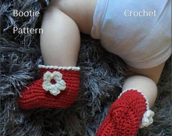 Crochet Booties Pattern/Crochet Bootie Pattern/Crochet Baby Booties Pattern/Crochet Pattern/Baby Booties Pattern