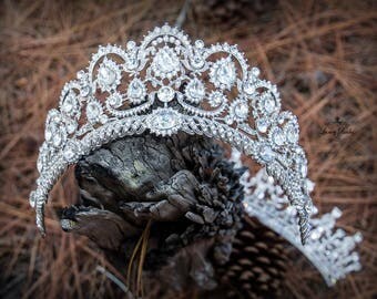 Crystal Wedding Tiara, Bridal Tiara, Wedding Crown, Princess Tiara, Wedding Tiara, Crystal Wedding Crown, Bridal Crown, Luxury crown