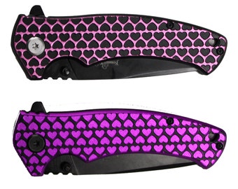 Pink Pocket Knife - Knife for Women - Engraved Knife - Bridesmaid Gift Knife - Pink Pocket Knives - Girl Outdoor Gift - Knives for Girls