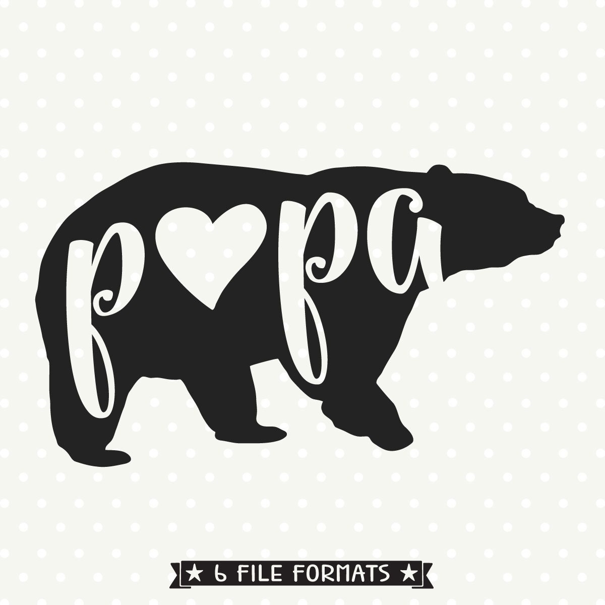 Download Papa Bear SVG file, Bear Family SVG file, Bear svg file ...