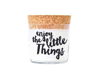 Duftkerze - ' enjoy the little Things ' - Feel Good Candle