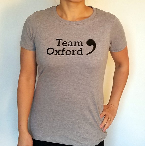 team oxford comma shirt