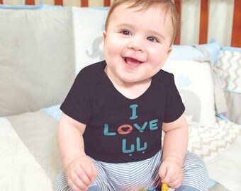 Rabbit Skins 4400 Infant Baby Rib Bodysuit(Black)