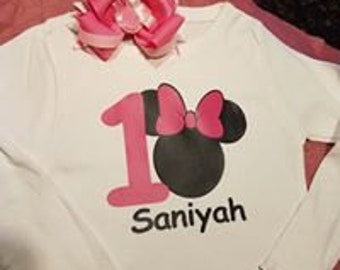 1st birthday minnie | Etsy