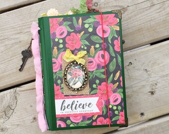 Flora Junk Journal / Altered Notebook