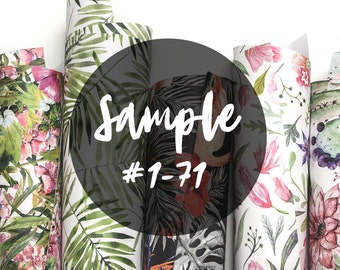 Sample order || Self- adhesive Removable Wallpaper || Wall Murals || Peel and stick fabric wallpapers