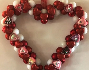 Valentine's Wreath with Faux Chocolates