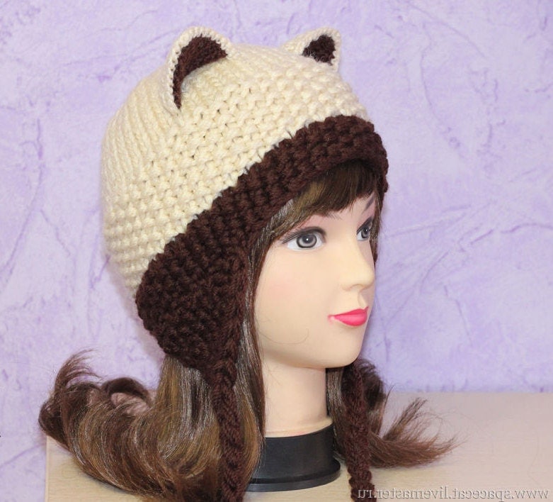Crochet Cat Ears Hat Cat Ears Beanie Cat Beanie Cat Hat