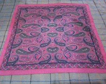 Vintage Paisley Bandana Vintage Bandana Paisley