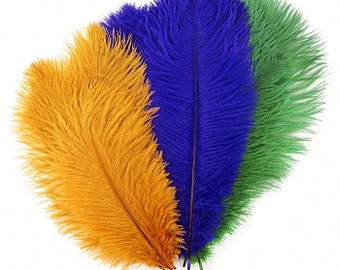 mardi gras ostrich feathers