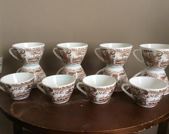 Set of 12 cups Rivanel Made in France