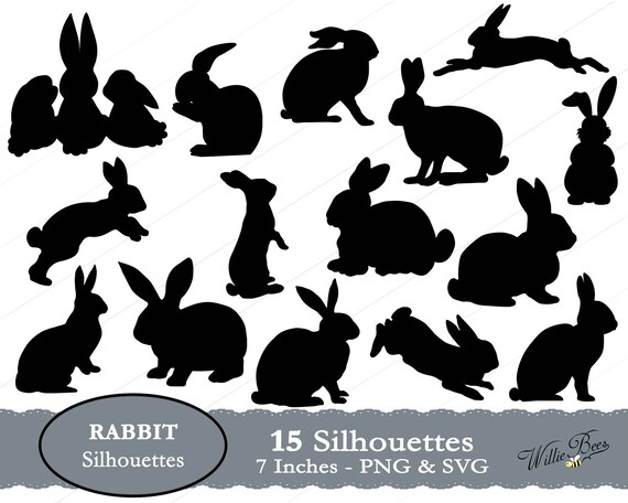 Download Rabbit SVG Clipart Rabbit Silhouettes Bunny Rabbit Hare