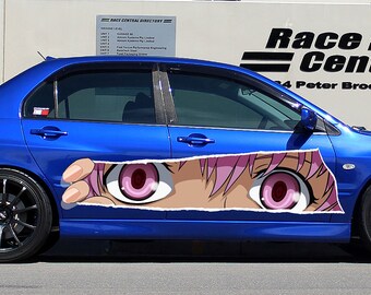 Anime car decal | Etsy