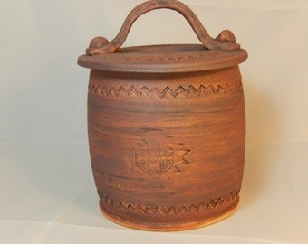 Sunset Pottery French Butter Dish