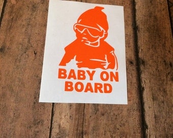 Baby On Board Decal, Baby Car Decal, Car Decal