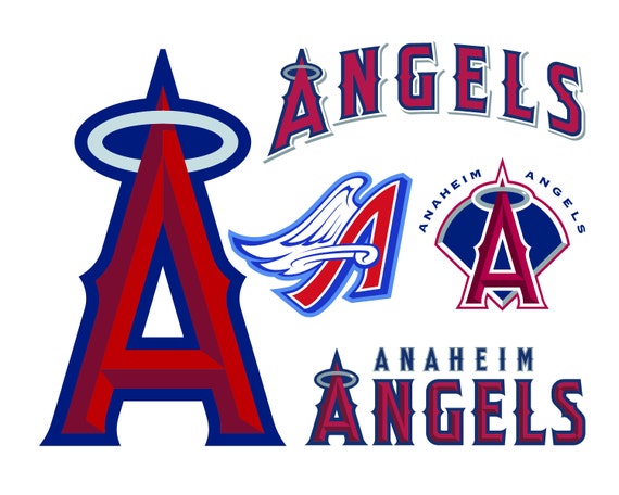 Los Angeles Anaheim Angels Cut Files LA Anaheim Angels Svg