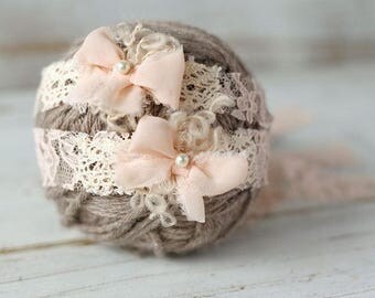 Newborn tie back, newborn headband, newborn tie back, newborn headband photo prop, new born headband, photo props, newborn photography props