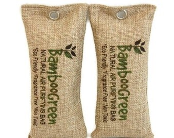 100% All Natural Bamboo Charcoal, Air Purifier, Air Freshener,Natural Air Cleaner, Car Air Freshener & Air Purifier