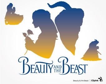 Beauty and the beast svg | Etsy