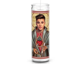 Justin Bieber Celebrity Prayer Candle
