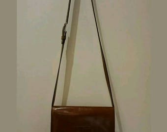 JOOP! Conuac Brown Leather Crossbody Bag