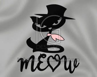 Meow svg | Etsy