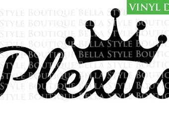 Plexus Crown VINYL DECAL