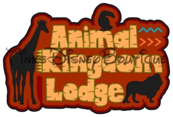 Download Mickey Mouse Disney SVG Animal Kingdom Resort Title Scrapbook