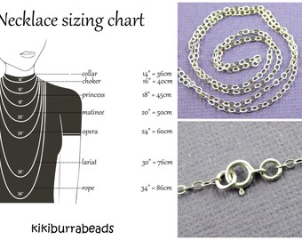 Finished Sterling Silver Chain Necklace, Sterling Silver Necklace, Sterling Silver Necklace