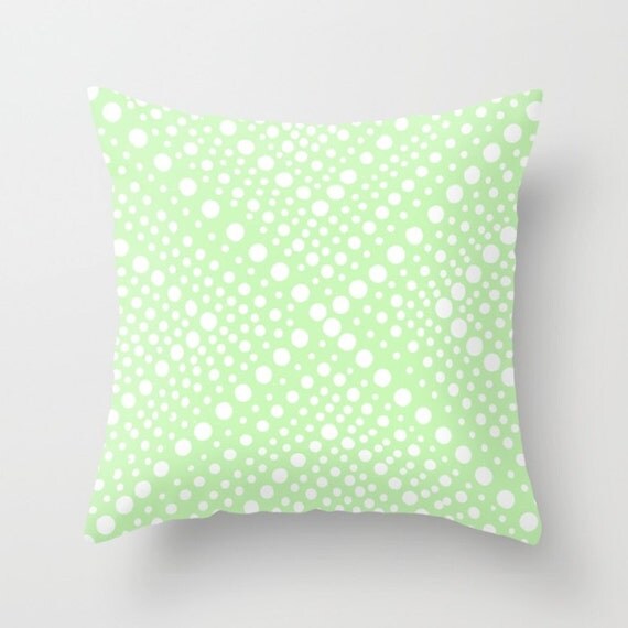OUTDOOR Throw Pillow Mint Green Patio Cushion Modern
